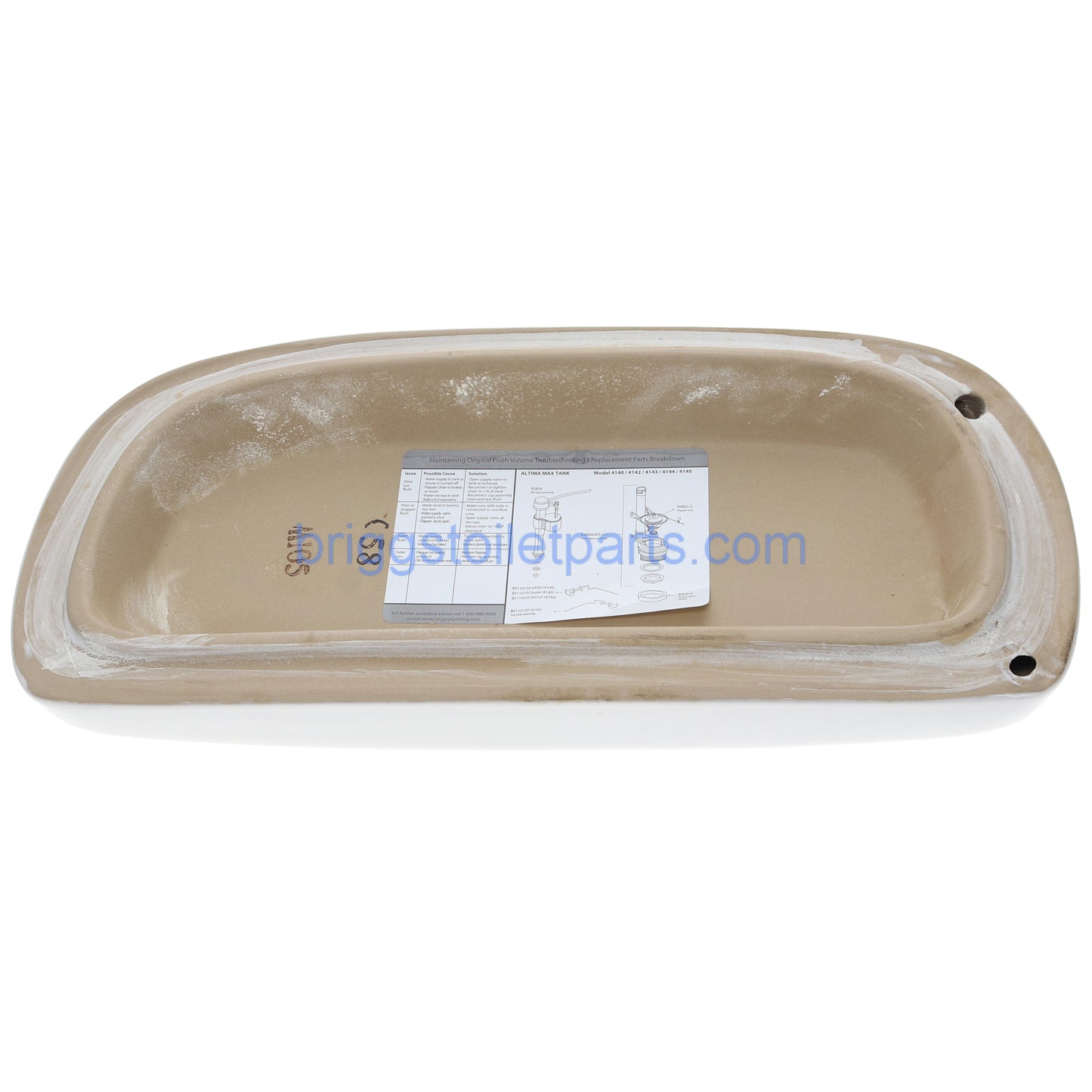 Briggs Genuine 7440-130 White Tank Lid