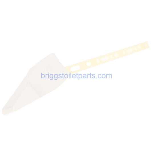 front of the lever showing the handle