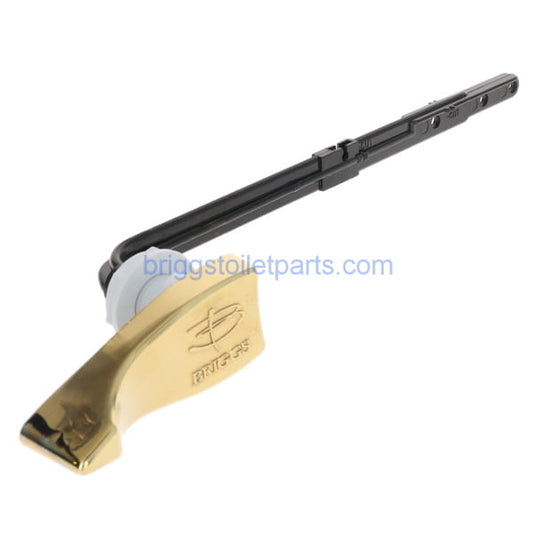 front of the lever showing the handle