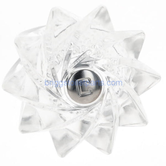 image of the top of the handle showing the Cold index button