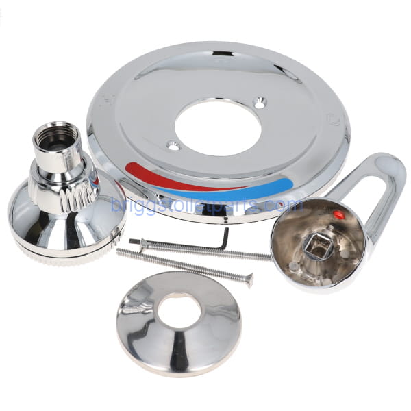 Image showing where the showerhead mounts, and the bottom of the handle.